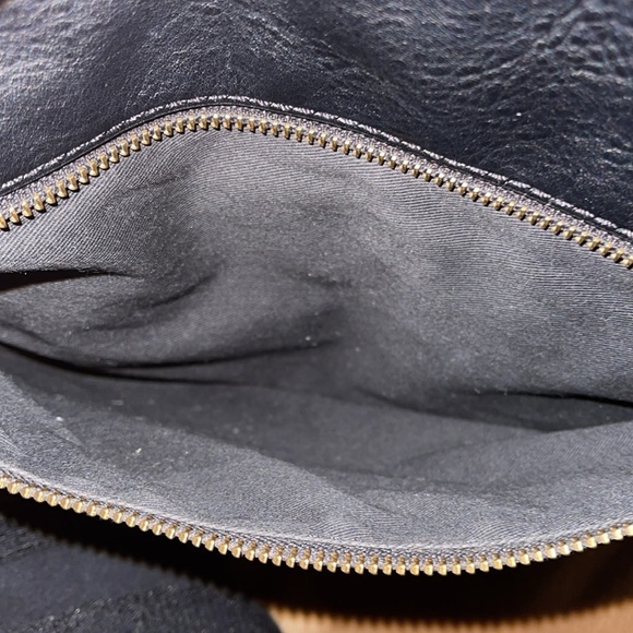 🌹FOSSIL FIONA BLACK WHITE LEATHER CROSSBODY - Picture 3 of 15